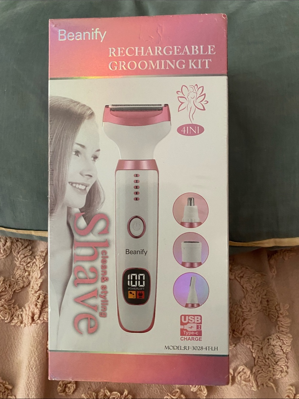 Rechargeable Women's Grooming Kit - Pink